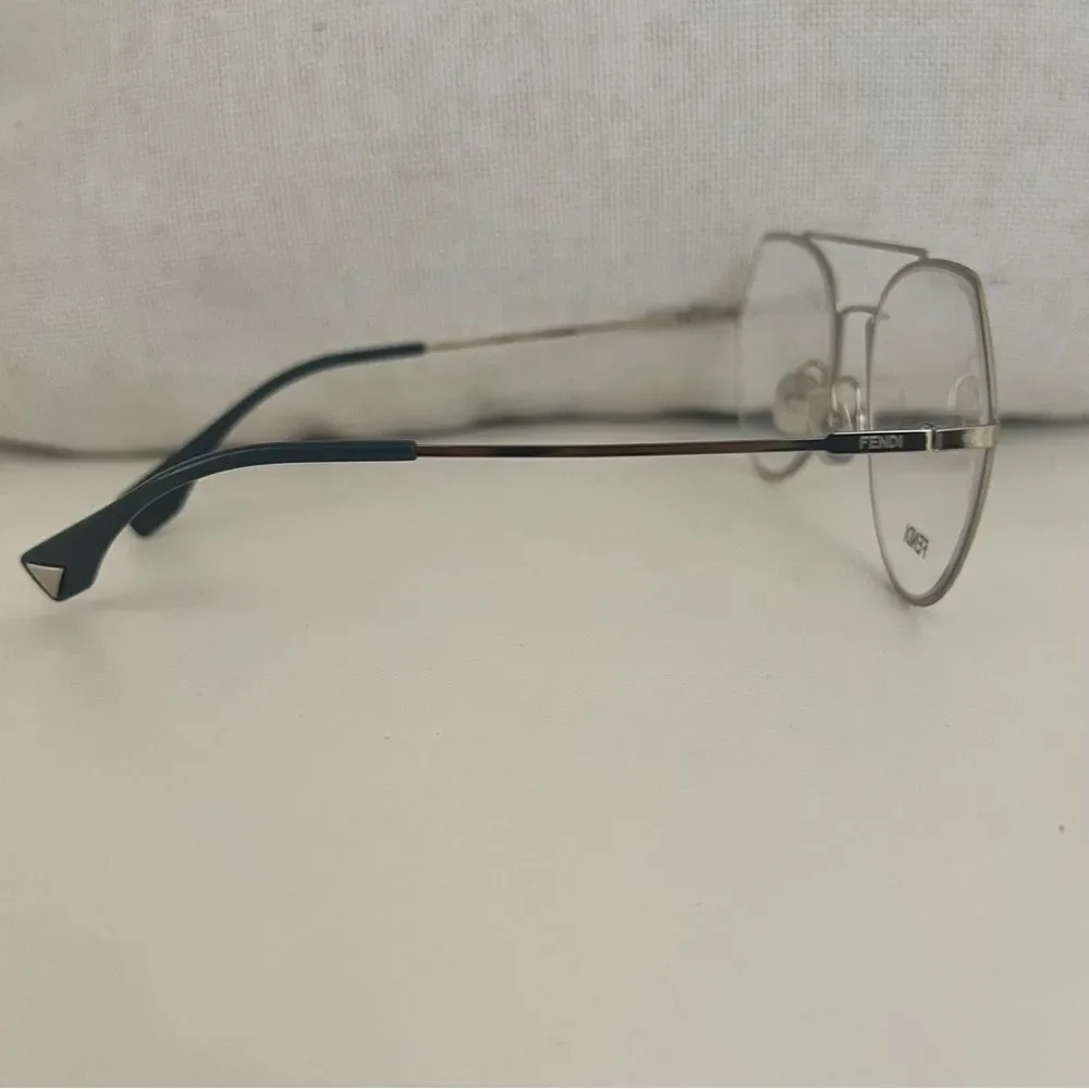Fendi Demo Geometric Ladies Eyeglasses FF 0329 NEW